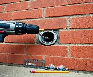 Jak przeprowadzić kabel przez ścianę zewnętrzną