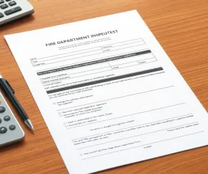 Wniosek o przeprowadzenie kontroli Straży Pożarnej wzór